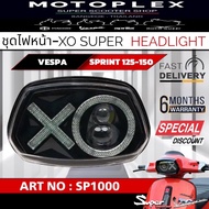 Headlight Set XO VESPA SPRINT 125-150 IE CODE : SP1000