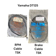 Yamaha DT125 TSK RPM Cable Brake Cable TSK Tachometer Cable Brake Cable