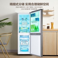 Xinfei Refrigerator200L Home Double Door Refrigerator Freezer Energy Saving Electric Kitchen Office 