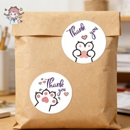Thank You Stickers, Cute Cat Stickers, Gift Stickers (500 Count)