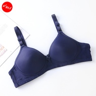 KM Women Rose Flower Size 34-38 Ready Stock A Cup Non-Wired Bra Daily Bra Lingerie [L34702]