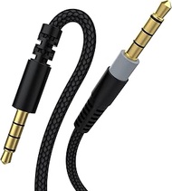 Saipomor Cloud Mix Audio Cable 3.5mm AUX Cord Compatible with Kingston Hyperx Cloud Alpha and Kingston Hyperx Cloud Mix Gaming Headphones-5ft