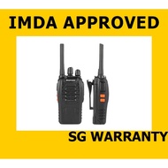 Walkie Talkie Baofeng BF-88E for Singapore (License Free, IMDA Approved) - 6 Months Warranty (2 Pcs)