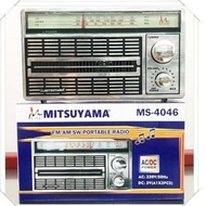 One-string Radio Mitsuyama MS-4046 FM AM SW / Portable Radio AC DC Mitsuyama ^