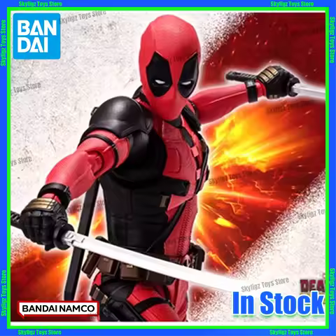 In stock Bandai SHF Marvel Deadpool 3 Deadpool and Wolverine Little Meanie movable figures reprinted