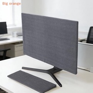 [Big orange] 19-37 inch Monitor Screen Dustproof Sleeve Fabric Cover for Home Office and Study Rooms