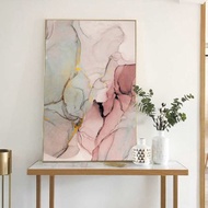 抽象畫•蘊涵I - 北歐粉紅抽象畫/質感酒精畫/新年裝飾/開店禮物