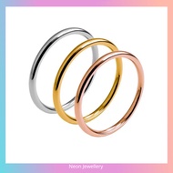 Cincin Unisex Promise Ring Couple Ring Cincin Titanium Anti Karat Ring For Woman Men Ring Ring For M