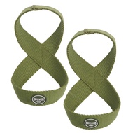 1Pair Nylon Figure 8 Straps Deadlift Weight Lifting Wrist Straps Power Lifters Workout Pull-ups Hori