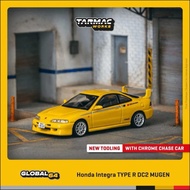 Honda Integra Type R DC2 Mugen Sunlight Yellow Scale 1:64 Brand Tarmac Works