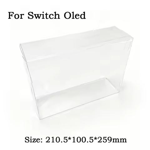1PC PET Clear Protective Box For Switch OLED Splatoon3 Collection Display Storage Case