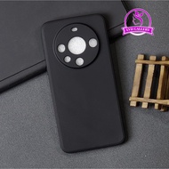 Huawei Mate 60 Pro Case Macaron Square Black Softcase Slim Matte Case Huawei Mate 60 Pro