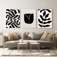 Abstract Matisse Body Line Posters Leaf Boho Black Beige Canvas Paintings Wall Art Print Picture Living Room Interior Home Decor