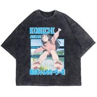 OVERSIZE ANIME KOMICHI AKEBI WASHING VINTAGE TEE (WASHING T-SHIRT)