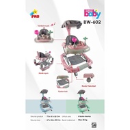 Baby Walker PMB IORA BW 602 3in1 Music Swing Toy | Baby Walking Aid BW 602