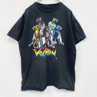古著 VOLTRON GoLion 黑色短袖印花 T 卹