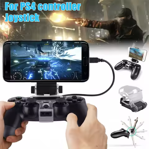 【C】Games & Accessories For Game Controller Dualshock4 Smart Mobile Phone Clip Clamp Mount Holder