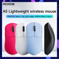 MCHOSE A5 V2 Ultralight Wireless Gaming Mouse 26000DPI 4000Hz PAW3395 3-Mode (BT/Type-C/2.4G) for Es