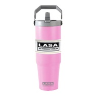 LASA 304 Stainless Steel Handheld Vacuum Tumbler With Straw Handle (900ml)