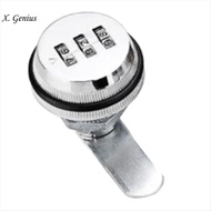 3 Digit Combination Cam Lock 30mm Keyless Password Lock Mailbox Cabinet Mechanical Locks for Mailbox