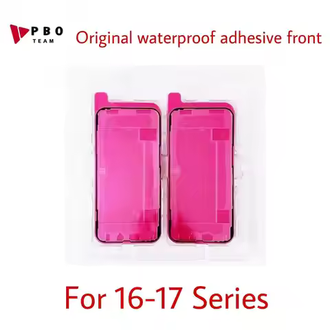 10pcs Original waterproof LCD Frame Bezel Seal Red Tape Adhesive Replace for iPhone 16 17 Pro max pl