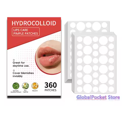 360Pcs Mouth Blister Patch Cold Sore Lip Blister Patch Cold Sore Healing Hydrocolloid Lip Care Stick