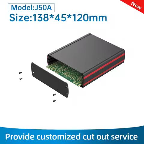 Manufacturer Controller Junction Box Sheet Metal Anodized Extrusion Housing Extruded Aluminum Electr