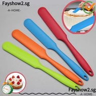 FAY Kitchenware Cream Butter DIY Baking Scraper Silicone Spatula Fondant Cooking Pastry Tools Peeling Knifes Cake/Multicolor
