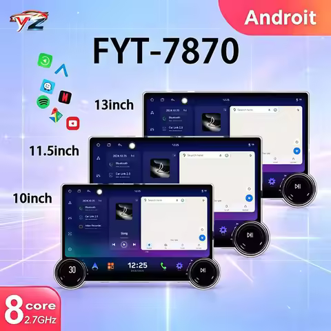 FYT-7870 For Volkswagen Skoda CarPlay Android Auto 2DIN Car headunit Autoradio Car Radio Multimedia 