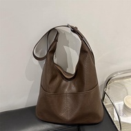 Large Capacity Solid Color PU Leather Magnetic Closure Women Tote Bag Adjustable Strap Crossbody Bag
