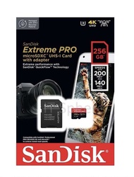 เมมโมรี่การ์ด SD Micro SanDisk 256GB/512GB Extreme Pro 4K Read200Mb/sWrite90Mb/s (SDSQXCD-128G-GN6MA