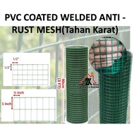 [THICK] PVC COATED NETTING ANTI RUST GARDEN WIRE MESH NETTING / MATA PUNAI DAWAI TAHAN KARAT KERAS JARING PAGAR PINTU
