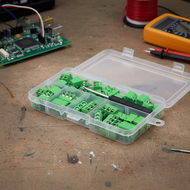 60pcs PCB Mounted Screw Terminal Block Connector 2 Pin and 3 Pin 5mm 0.2inch Pitch Spliceable TN-T03