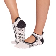 TOESOX Grip Full Toe Bellarina Tec - Black & White