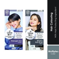 Alpro Sugi Liese Creamy B.Color (Midnight Ash / Silvery Ash Gray) | Hair Dye With Hair Protecting In