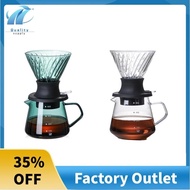 600ML Immersion Dripper Switch Glass for V60 Pour over Coffee Maker V Shape Drip Coffee Dripper and Filters