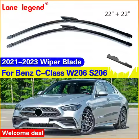 Front Wiper Blades For Mercedes Benz C-Class W206 S206 2021 2022 2023 Windshield Windscreen Accessor