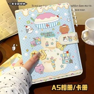 Shaved Ice Party A5 Storage Photo Album Illustration Cartoon pu Leather Magnetic Buckle Aidou Photoc