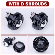 3 Inch Bi LED Projector Lenses For Headlight Hella 3R G5 6000K Auto Lamp 120W Angel Eyes Car Light R