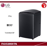 [ Delivered by Seller ] LG 20kg Top Load Washing Machine / Washer with Intelligent Fabric Care TV2520SV7K