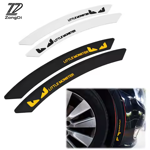 ZD 2pc Car Wheel eyebrow For Alfa Romeo 159 BMW E46 E39 E36 E90 Audi A3 A6 C5 A4 B6 B8 Decorative An