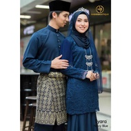 Set Couple Nikah Tyara Navy Blue