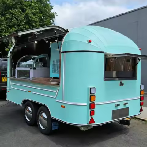 Buy Small Concession Mobile Bar Food Kiosk Catering Ice Cream Fully Equipped Coffee Cart Food Truck 