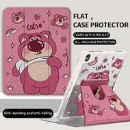 InnoShell 24h Delivery 360° Rotatable Case for iPad Gen11/Pro11 2024 / Air6 11" | Strawberry Bear | 