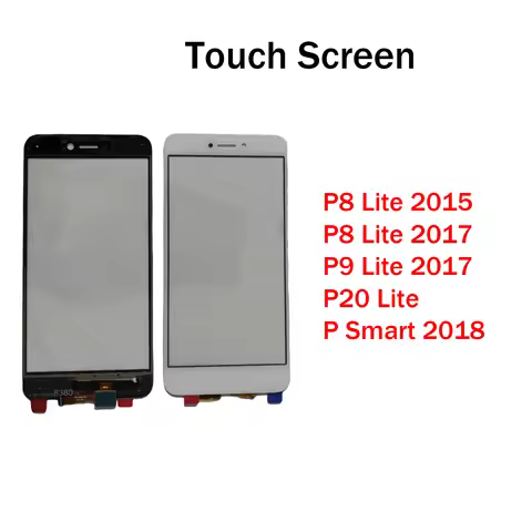 For Huawei P8 P9 P20 Lite 2015 2017 P Smart 2018 Outer Screen Digitizer Sensor Touch Panel LCD Displ