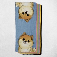 博美 松鼠犬 2毛色 寵物犬貓圖樣 毛巾/方巾/運動毛巾 多圖樣可選