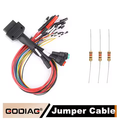 GODIAG Full Protocol OBD2 Jumper K line/ CAN line Cable Connecting ECU for ECU Programing Via PPS/ F