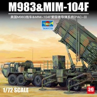 3G Model Trumpeter 07157 American M983 Trailer & MIM-104F Patriot Missile System PAC-3