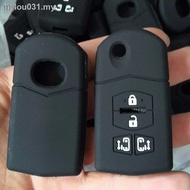 【New】 Mazda 5 6 electric door four-button folding pop-up car key cover case