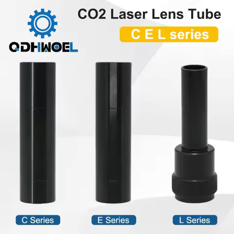 QDHWOEL CO2 Laser Lens Tube OD 24mm 25mm For D20 Lens F50.8 F63.5 F101.6 Laser Cutting Engraving Hea